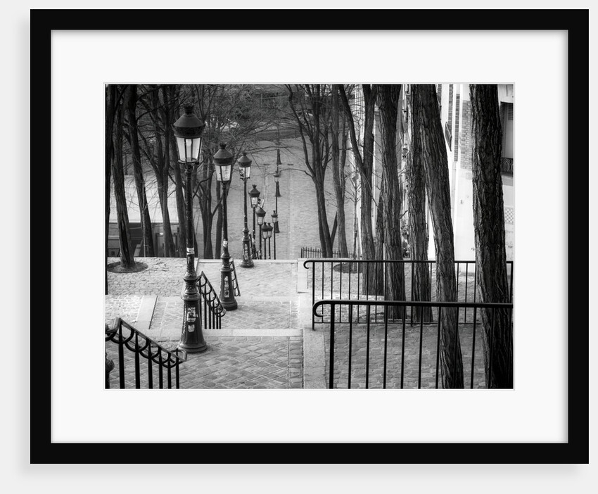 Staircase in Montmartre, Paris by Assaf Frank